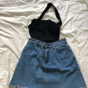 Denim skirt